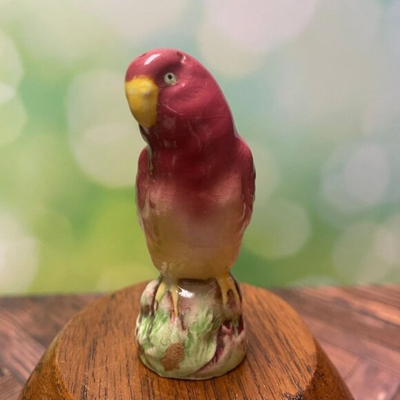 Beautiful Vintage 1950s Budgie Bird Salt & Pepper Shakers – Hand-Painted - Picture 5 of 15
